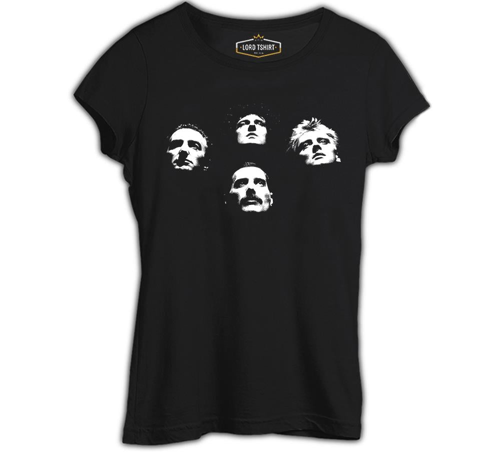 Queen Siyah Kadın Tshirt