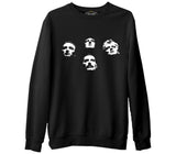 Queen  Siyah Erkek Kalın Sweatshirt