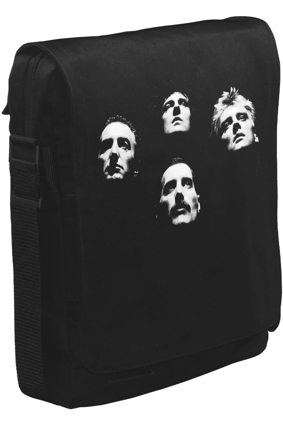 Queen Unisex Siyah Postacı Çanta