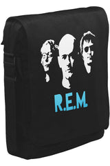 R.E.M Unisex Siyah Postacı Çanta