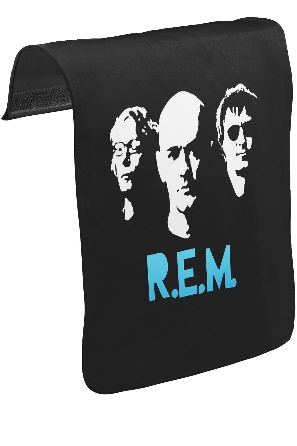 R.E.M Unisex Siyah Tak-Çıkar Postacı Çanta Kapağı CK-861