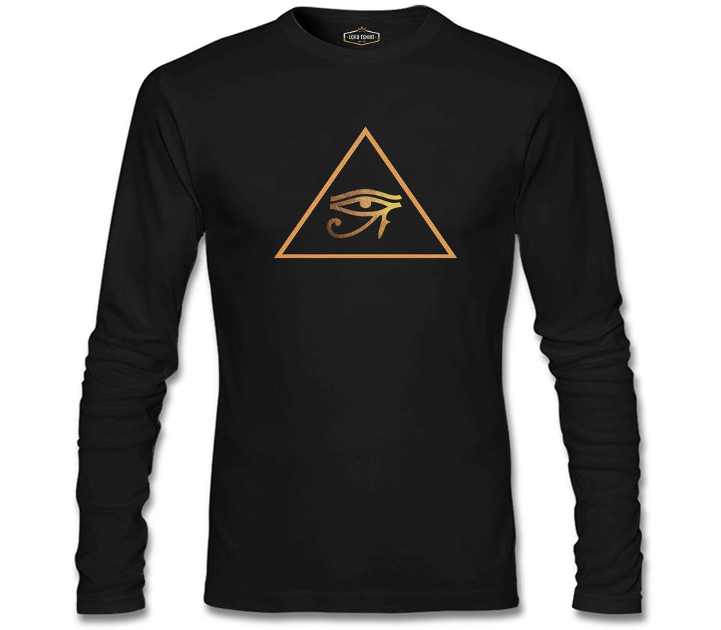 Ra'nın Gözü Siyah Erkek Sweatshirt