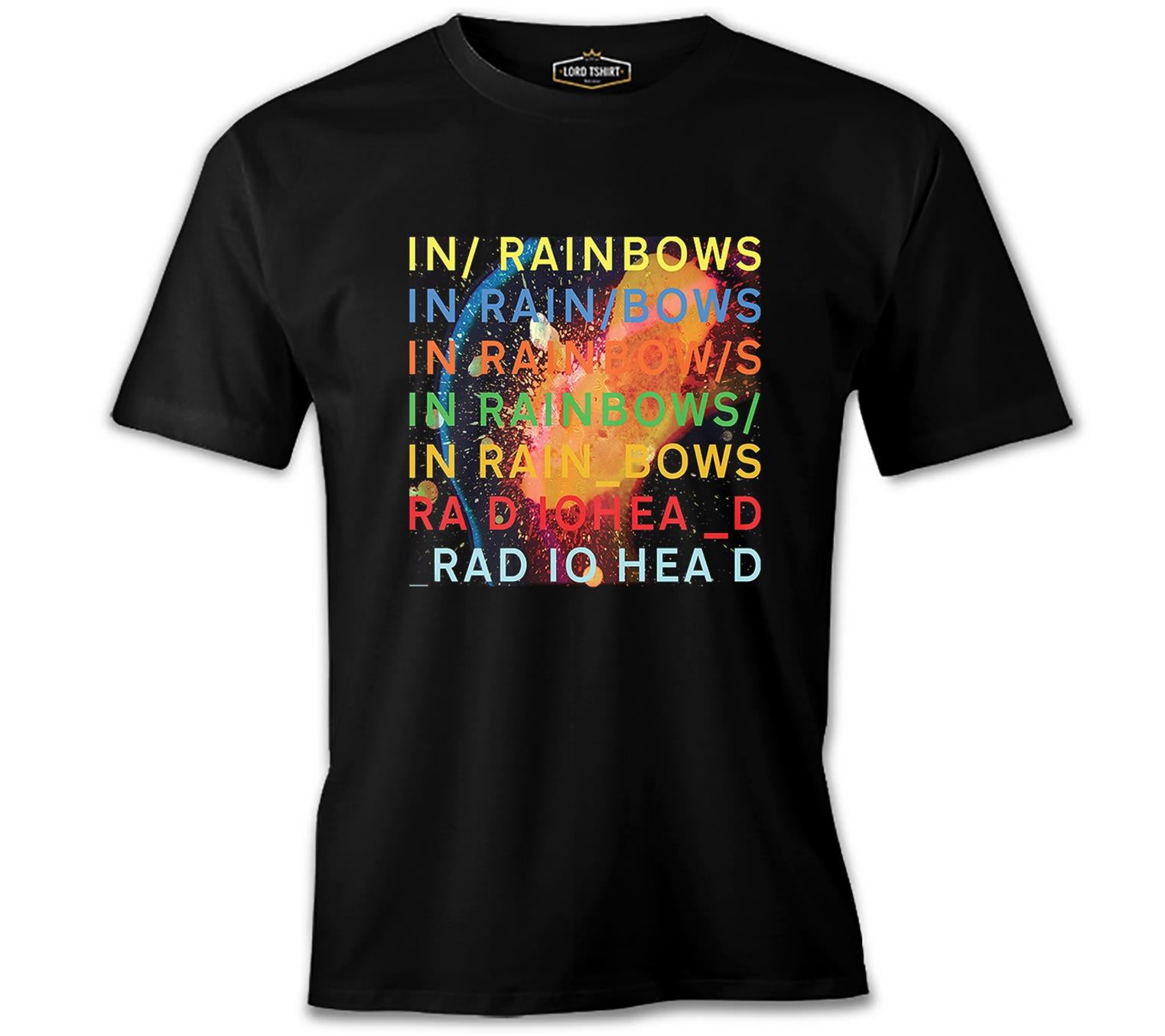 Radiohead - In Rainbows Siyah Erkek Tshirt