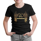 Rammstein - Golden Wings Siyah Çocuk Tshirt