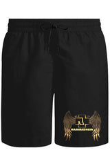 Rammstein - Golden Wings Unisex Siyah Şort