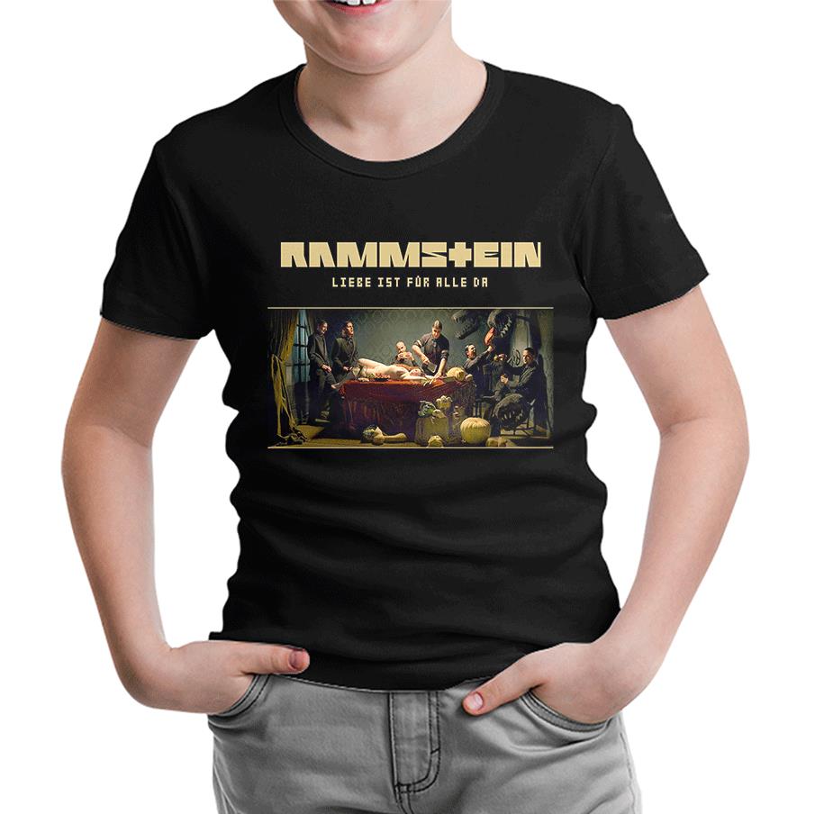 Rammstein - Liebe Ist Für Alle Da Siyah Çocuk Tshirt