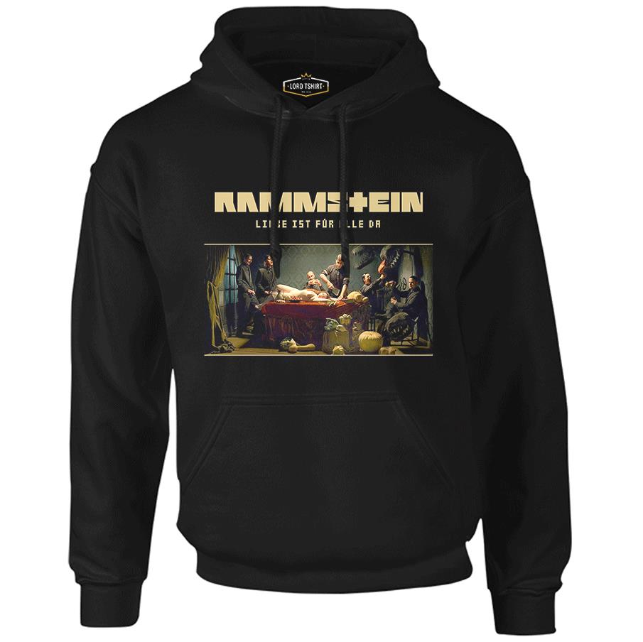 Rammstein - Liebe Ist Für Alle Da Black Men's Zipperless Hoodie