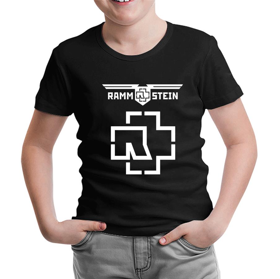Rammstein - Logo Siyah Çocuk Tshirt