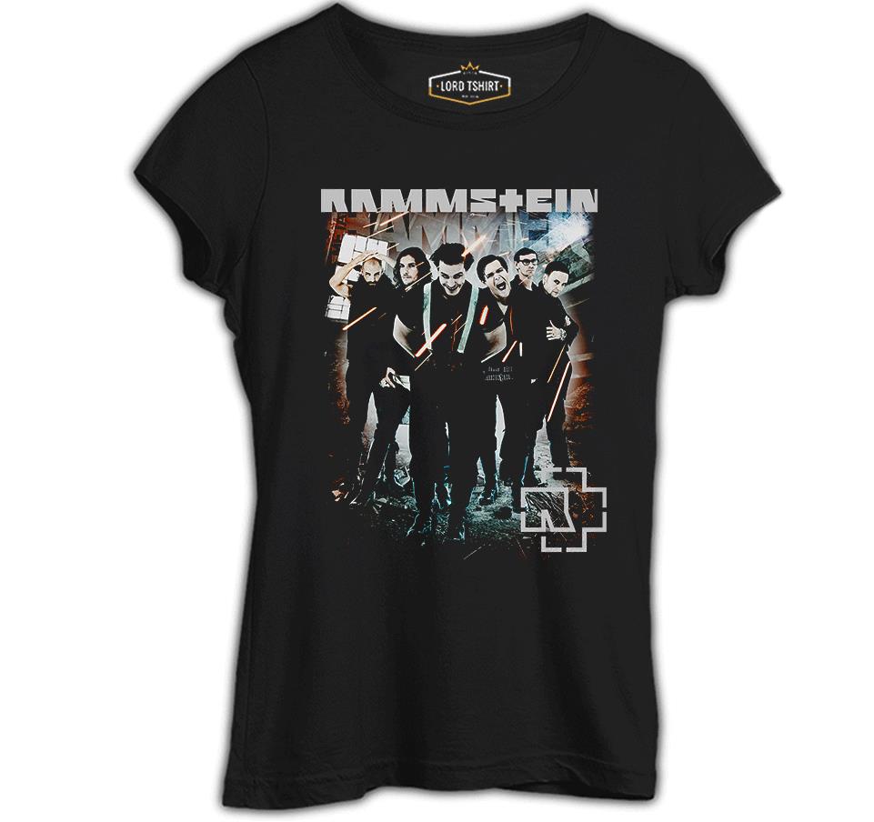 Rammstein - Nicht für Mich  Siyah Kadın Tshirt