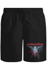 Rammstein - Rising Angel Unisex Siyah Şort