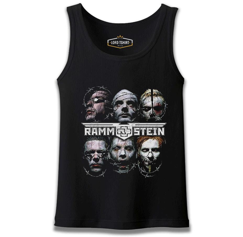 Rammstein - Sehnsucht Grup Siyah Erkek Atlet