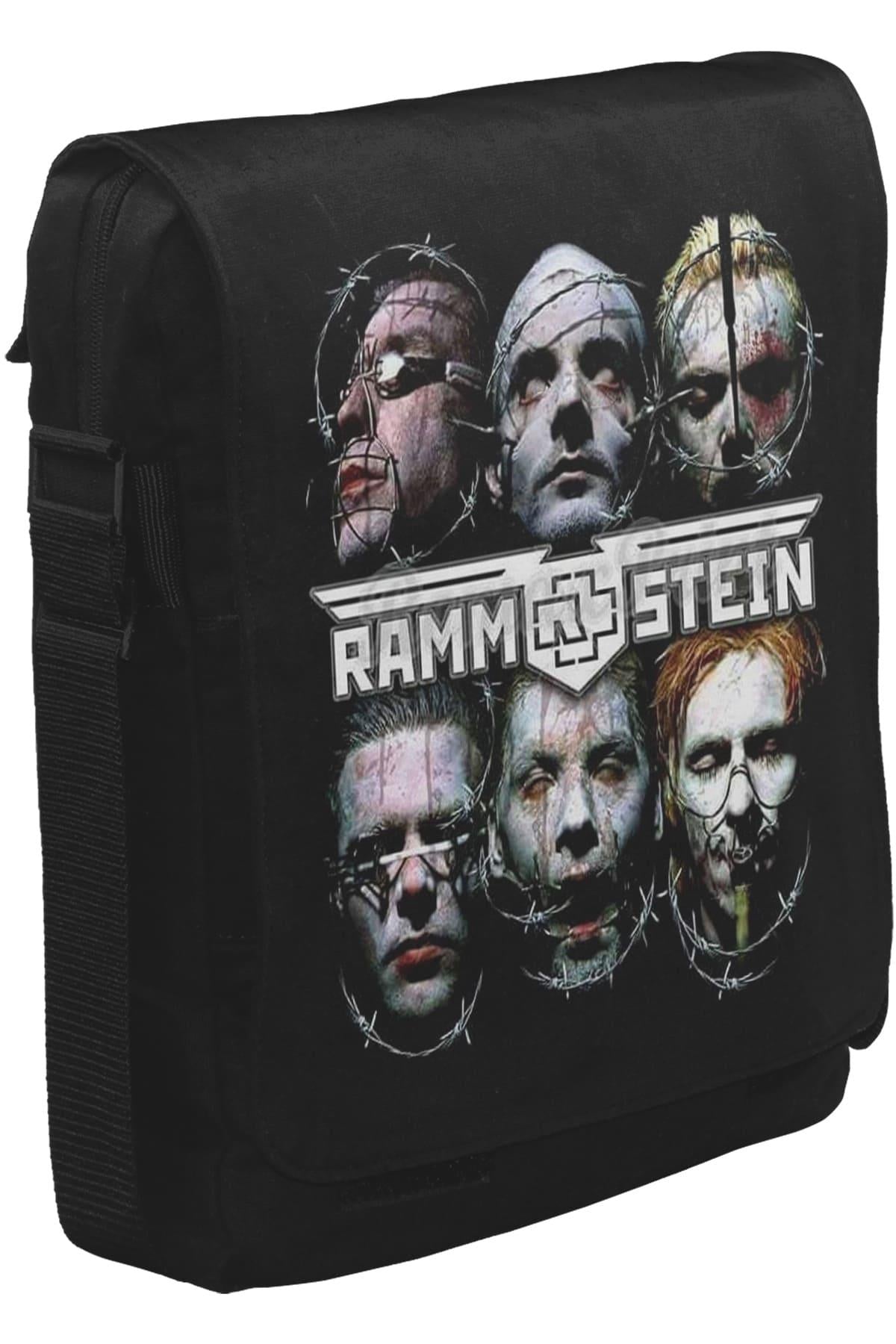 Rammstein - Sehnsucht Grup Unisex Siyah Postacı Çanta