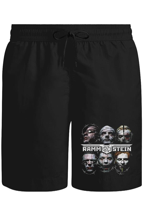 Rammstein - Sehnsucht Grup Unisex Siyah Şort