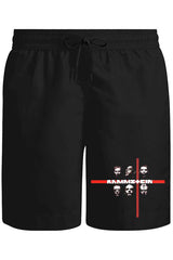 Rammstein Unisex Siyah Şort