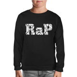 RAP Logo Black Kids Sweatshirt