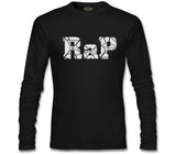 RAP Logo Siyah Erkek Sweatshirt