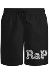 RAP Logo Unisex Black Shorts