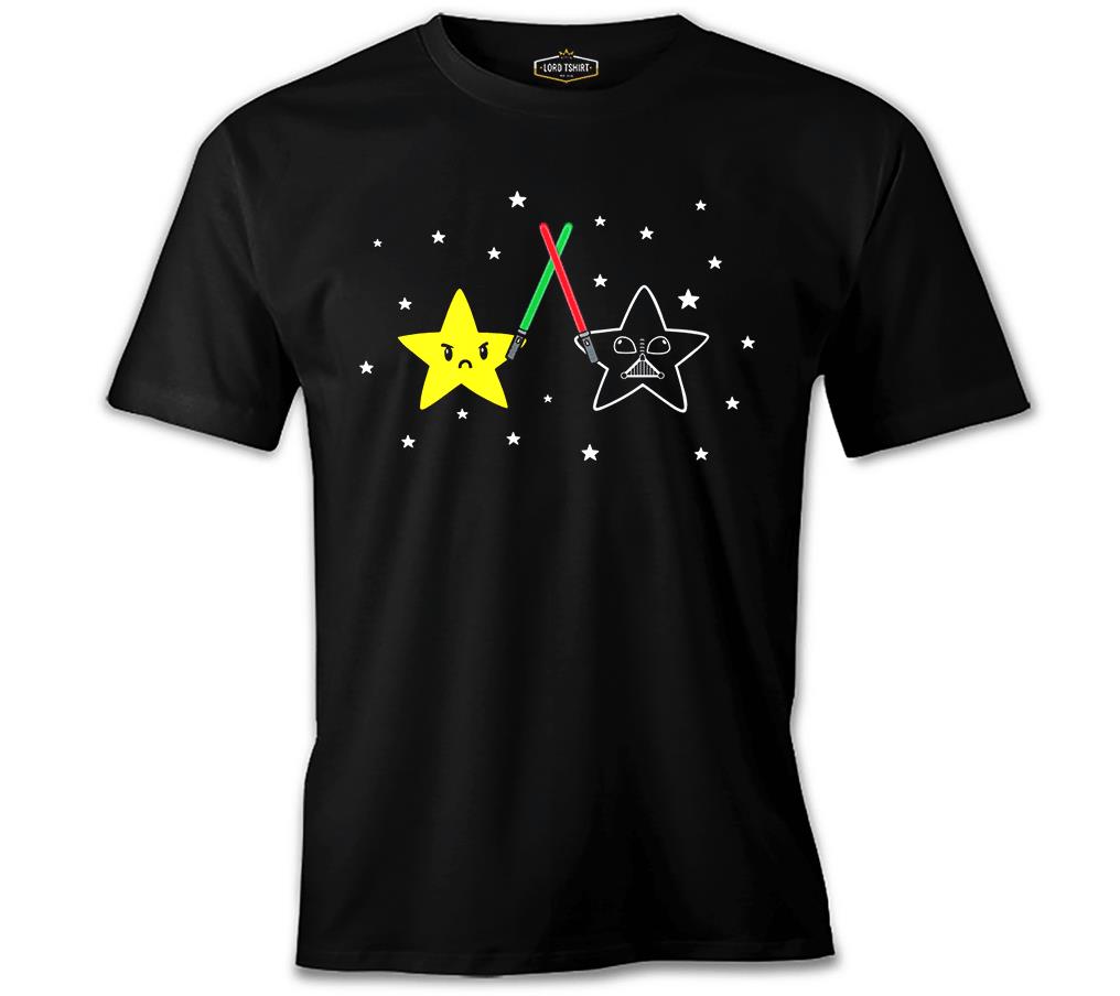 Real Star Wars Siyah Erkek Tshirt