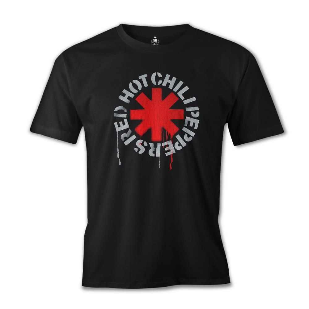 Red Hot Chili Peppers - Logo Black Men's Tshirt