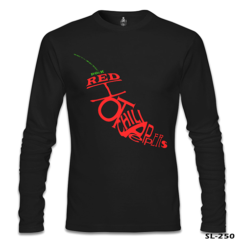 Red Hot Chili Peppers - The Pepper Siyah Erkek Sweatshirt