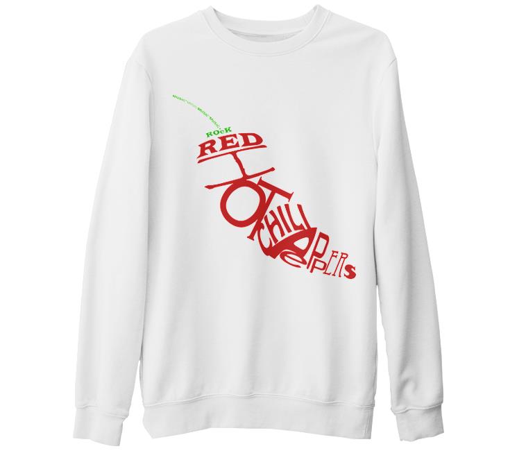 Red Hot Chilli Peppers - The Pepper White Thick Sweatshirt