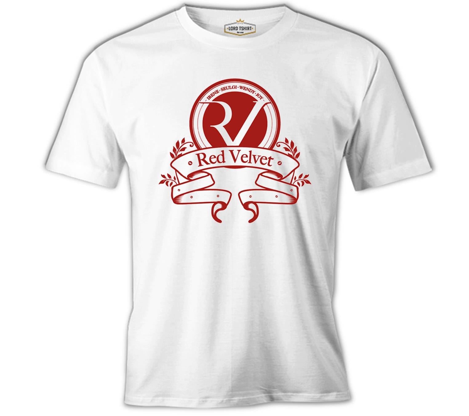 Red Velvet - Logo White Men's Tshirt 
