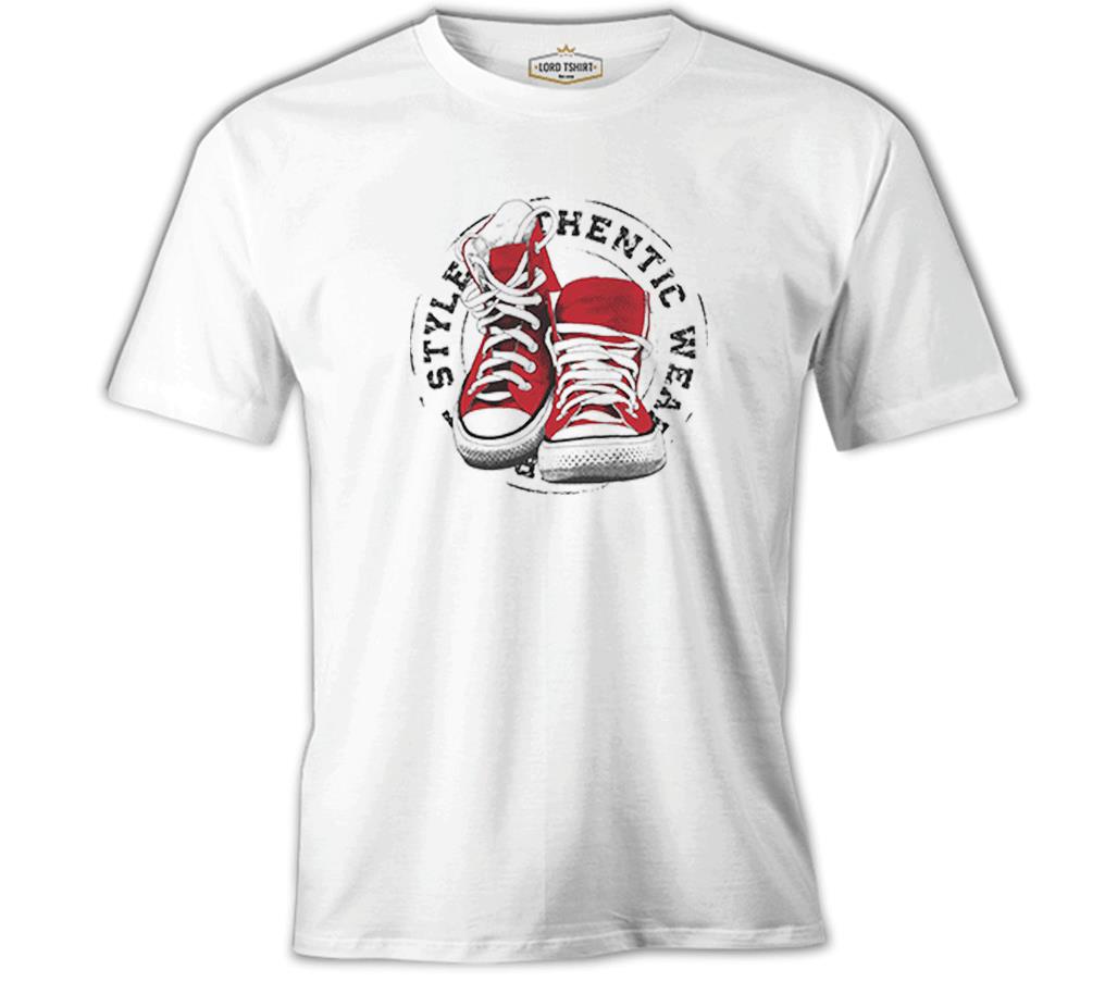 Red Wear - Shoes White Men's Tshirt