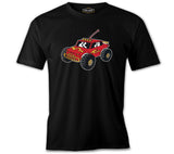 Remote Control Red Car Toy Black Men's Tshirt