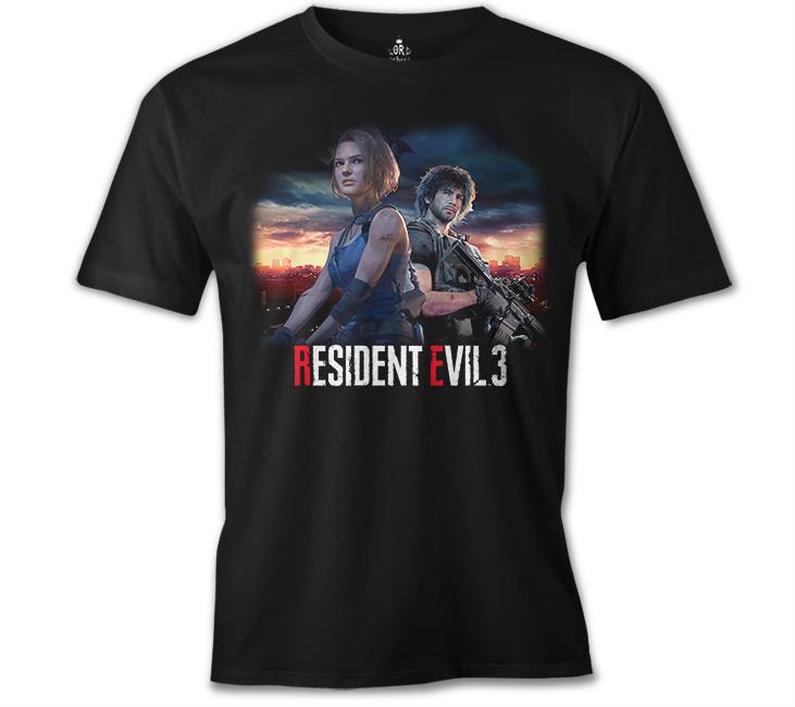 Resident Evil 3 Siyah Erkek Tshirt