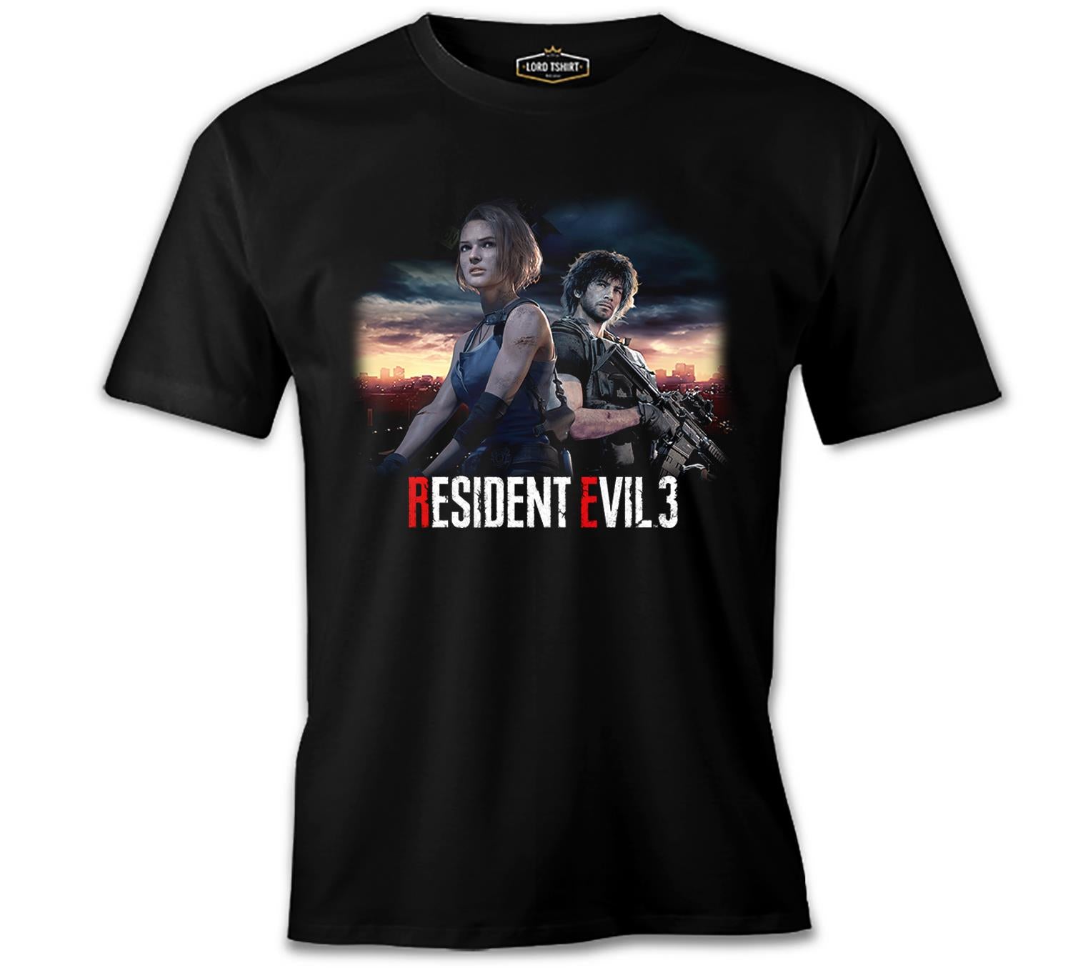 Resident Evil 3 Siyah Erkek Tshirt