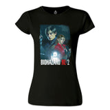 Resident Evil - Biohazard Siyah Kadın Tshirt