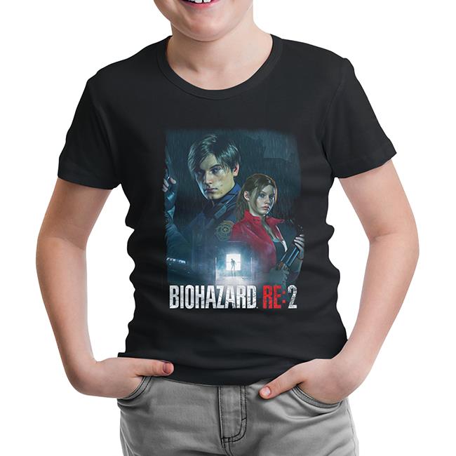 Resident Evil - Biohazard Black Kids Tshirt