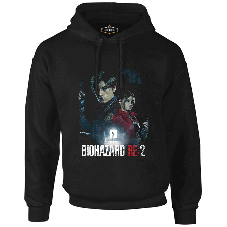 Resident Evil - Biohazard Black Men's Zipperless Hoodie