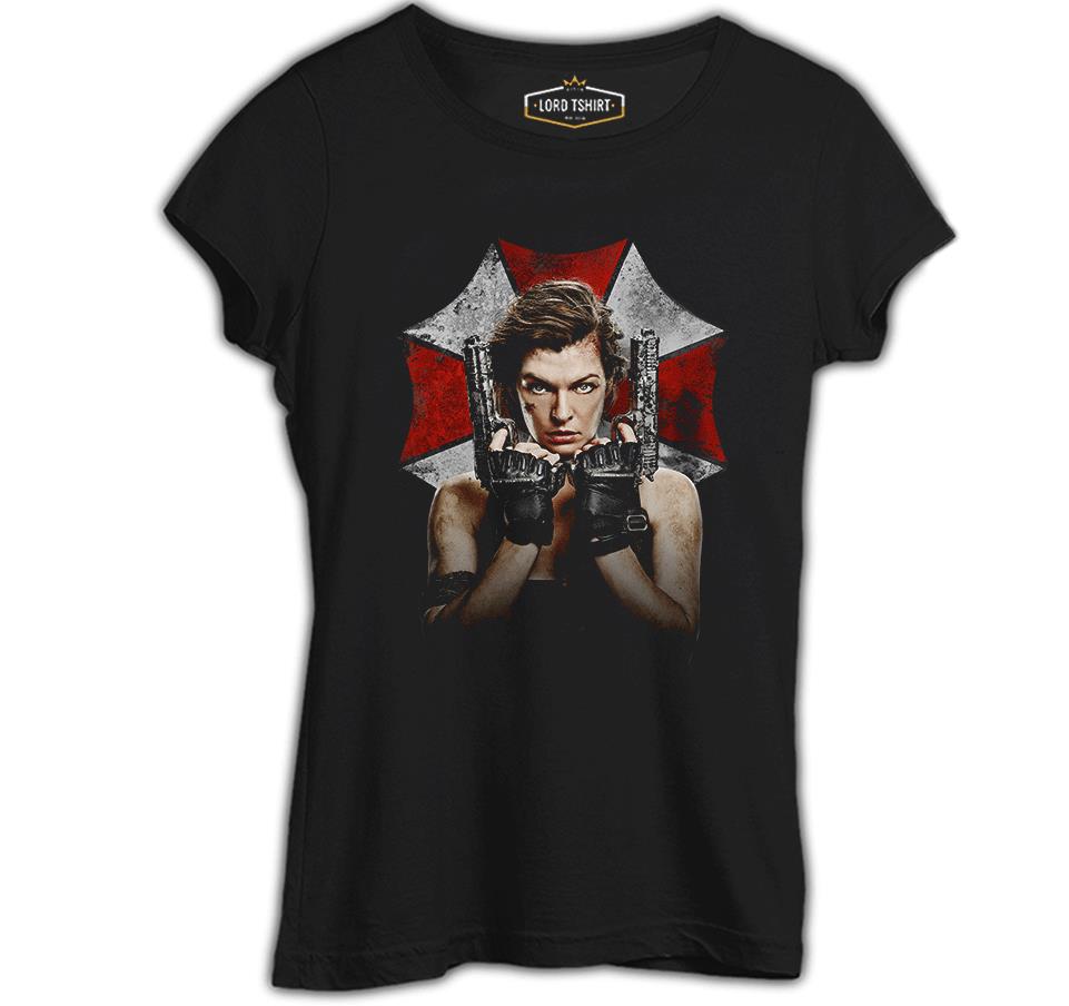Resident Evil - The Final Siyah Kadın Tshirt