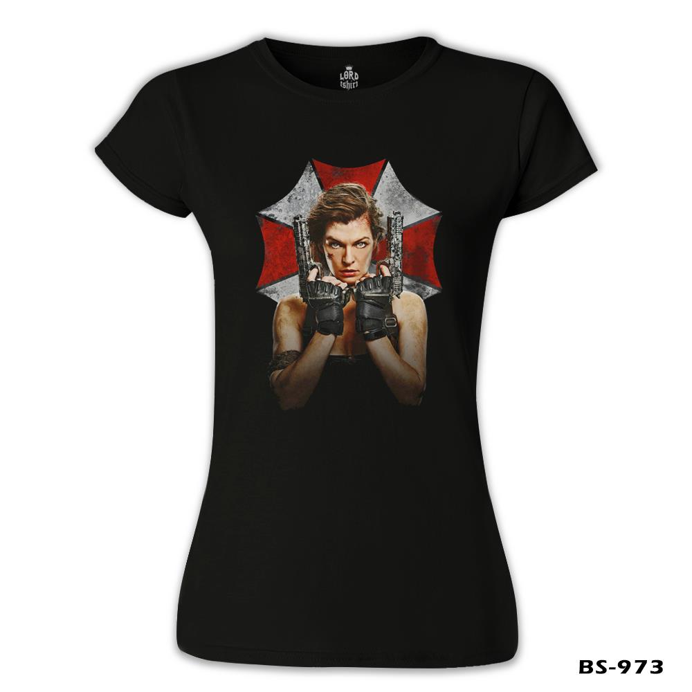 Resident Evil - The Final Siyah Kadın Tshirt