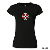 Resident Evil - Umbrella Siyah Kadın Tshirt