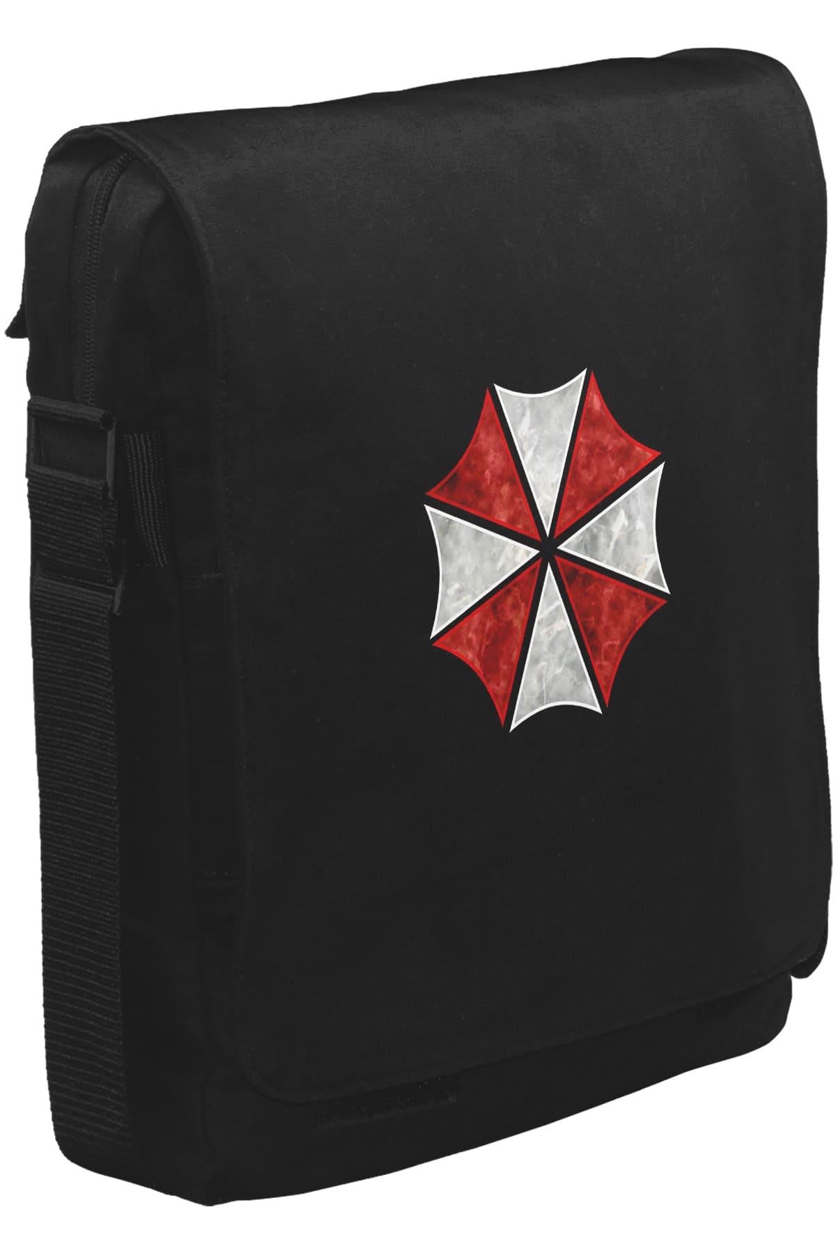 Resident Evil - Umbrella Unisex Siyah Postacı Çanta