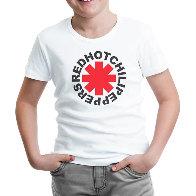 RHCP - Logo White Kids Tshirt