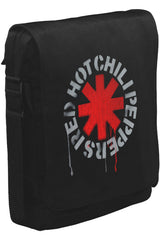 Red Hot Chili Peppers - Logo Unisex Siyah Postacı Çanta