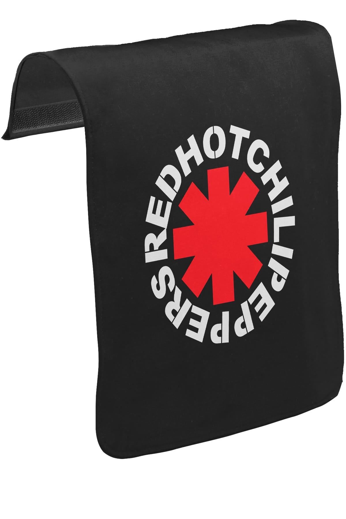 RHCP - Logo Unisex Siyah Tak-Çıkar Postacı Çanta Kapağı CK-1190