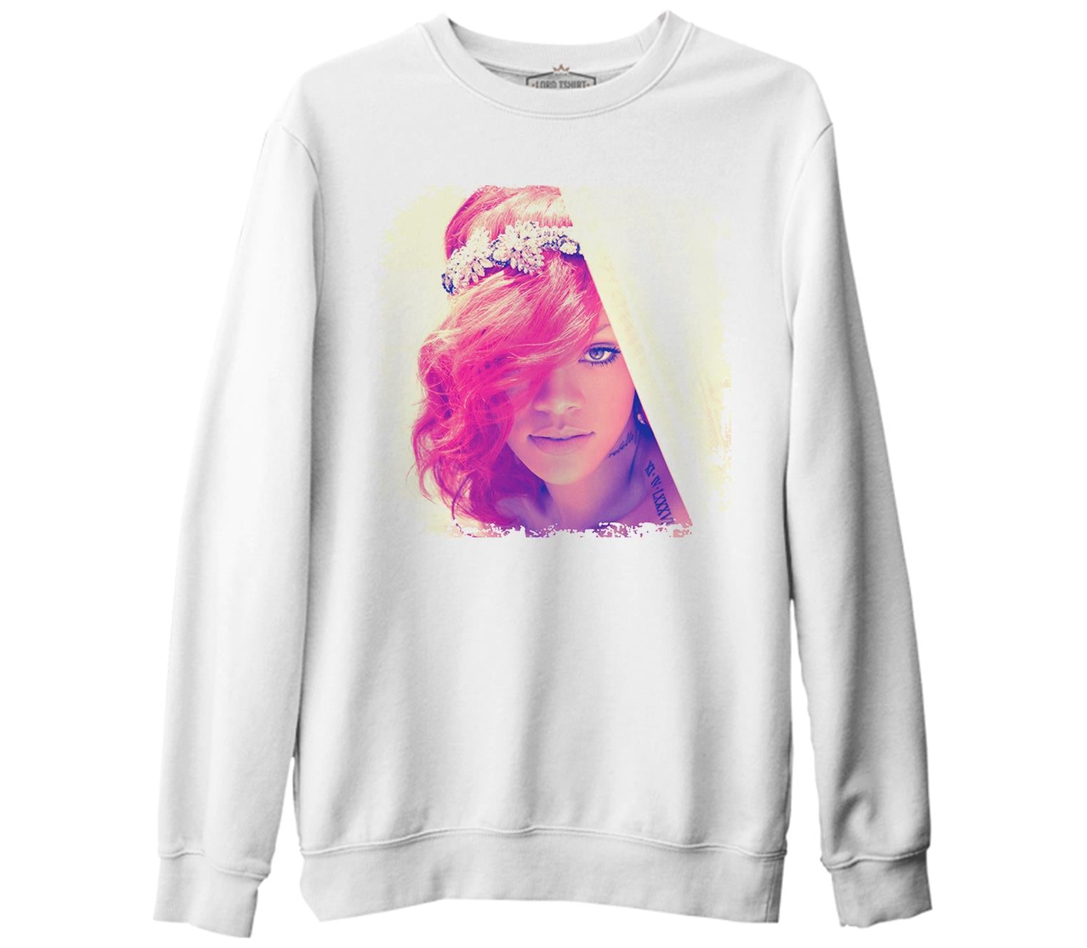 Rihanna - Loud Beyaz Kalın Sweatshirt