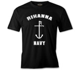 Rihanna Navy Black Men's Tshirt