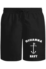 Rihanna Navy Unisex Siyah Şort