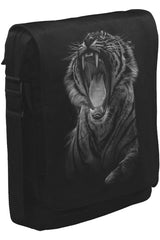 Roar - Kaplan Unisex Siyah Postacı Çanta