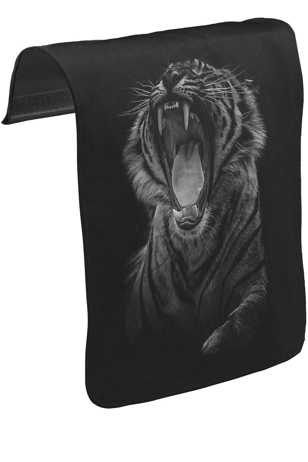 Roar - Tiger Unisex Black Removable Messenger Bag Cover CK-1694 