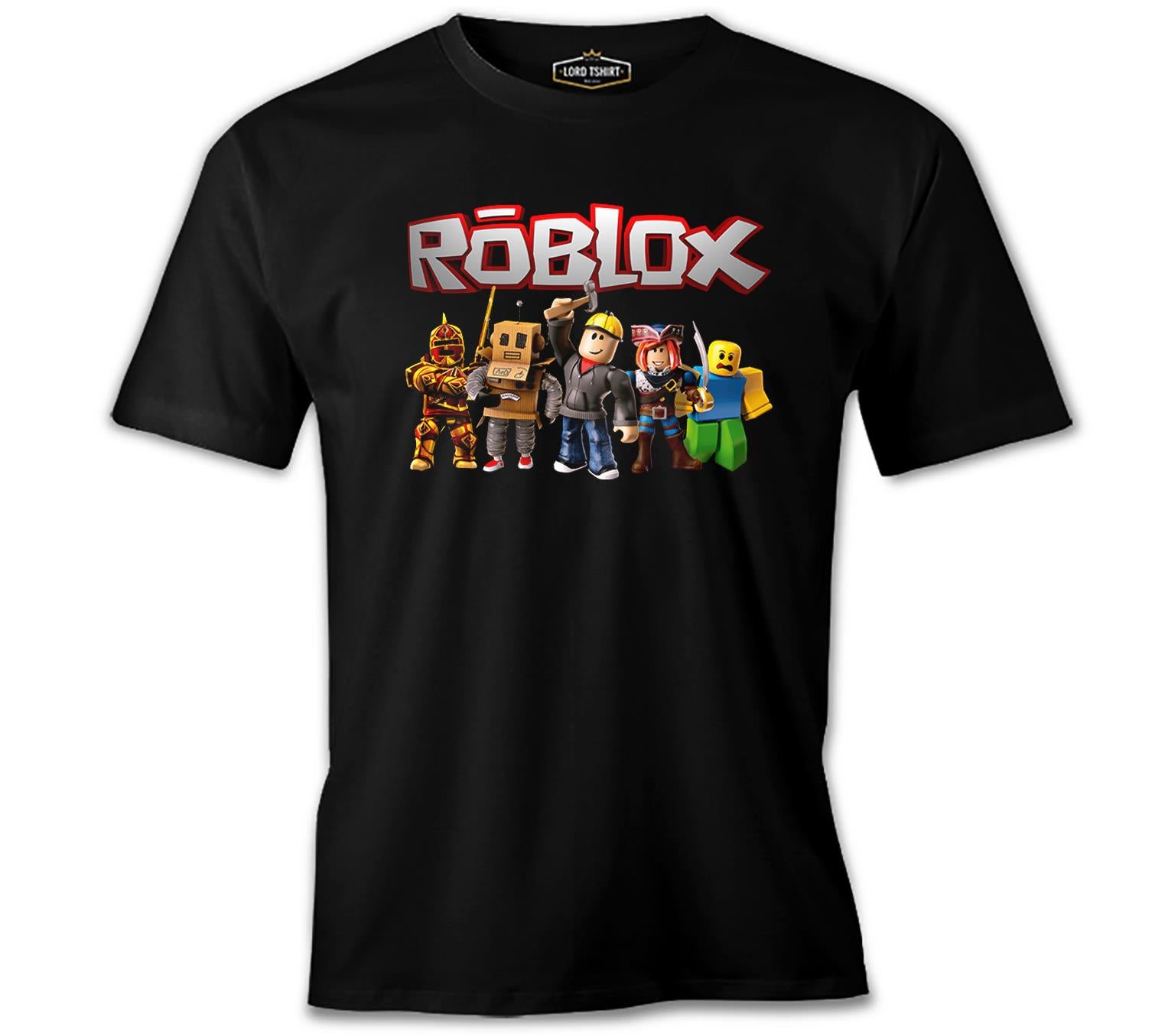 Roblox - Battle Siyah Erkek Tshirt