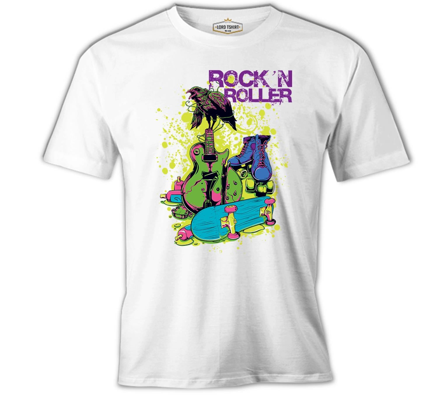 Rock'n Roller White Men's Tshirt 