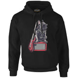 Rocker Dog Black Men's Zipperless Hoodie
