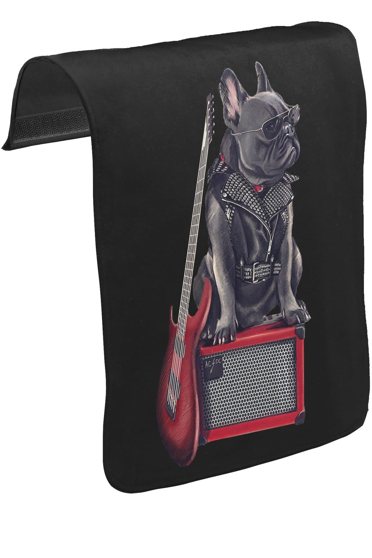 Rocker Dog Unisex Black Removable Messenger Bag Cover CK-61 