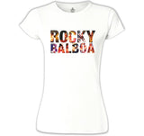 Rocky Balboa - Sylvester Stallone Beyaz Kadın Tshirt